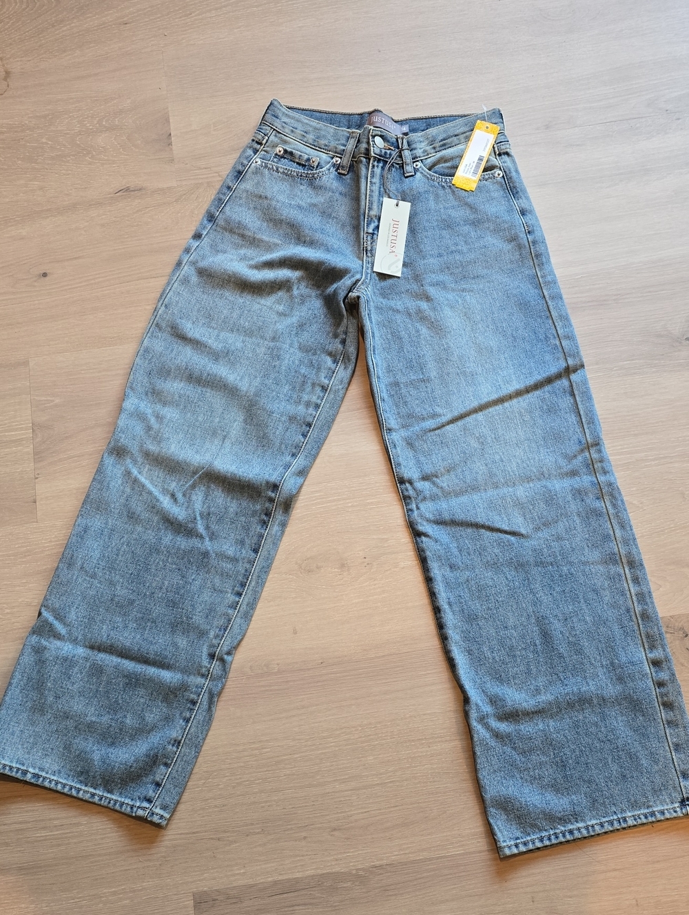 Just USA Girls Relaxed Straight Light Blue Jeans
